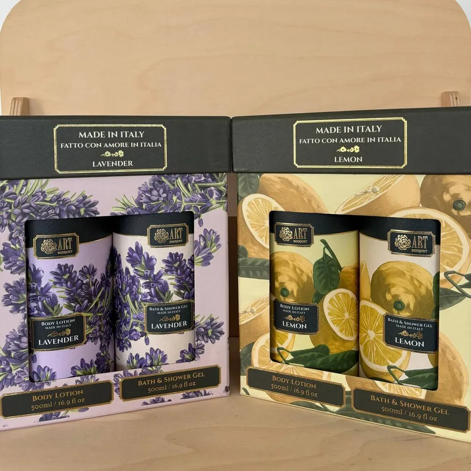Alchimia Art Bouquet box regalo latte corpo + doccia