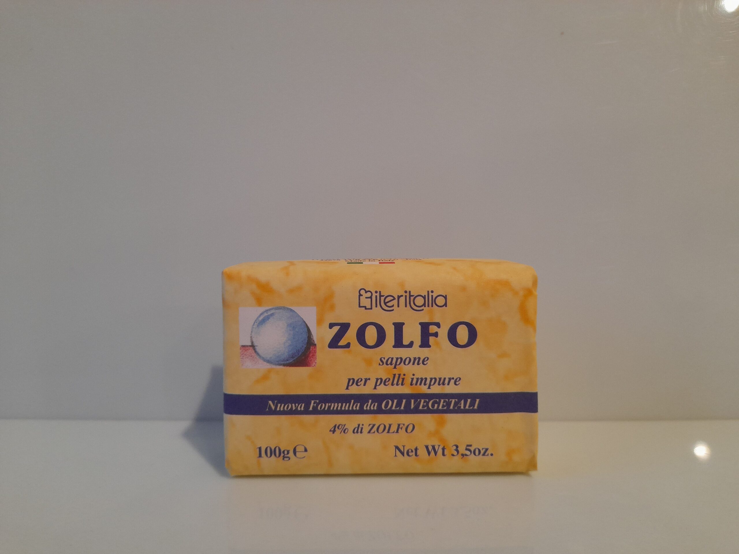 Iteritalia Iterbe Zolfo sapone 100 g pelli impure