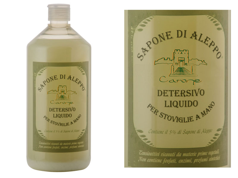 Noire di Hammam Sapone Aleppo Detersivo piatti 1000ml oliva