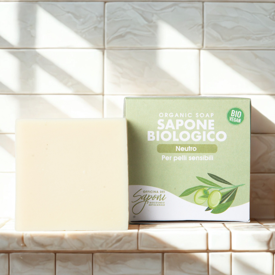 Officina dei Saponi Neutro sapone solido biologico oliva pelle sensibile
