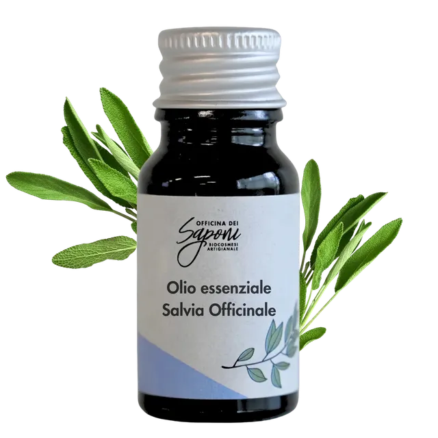 Officina dei Saponi Salvia Officinale olio essenziale 10 ml balsamico