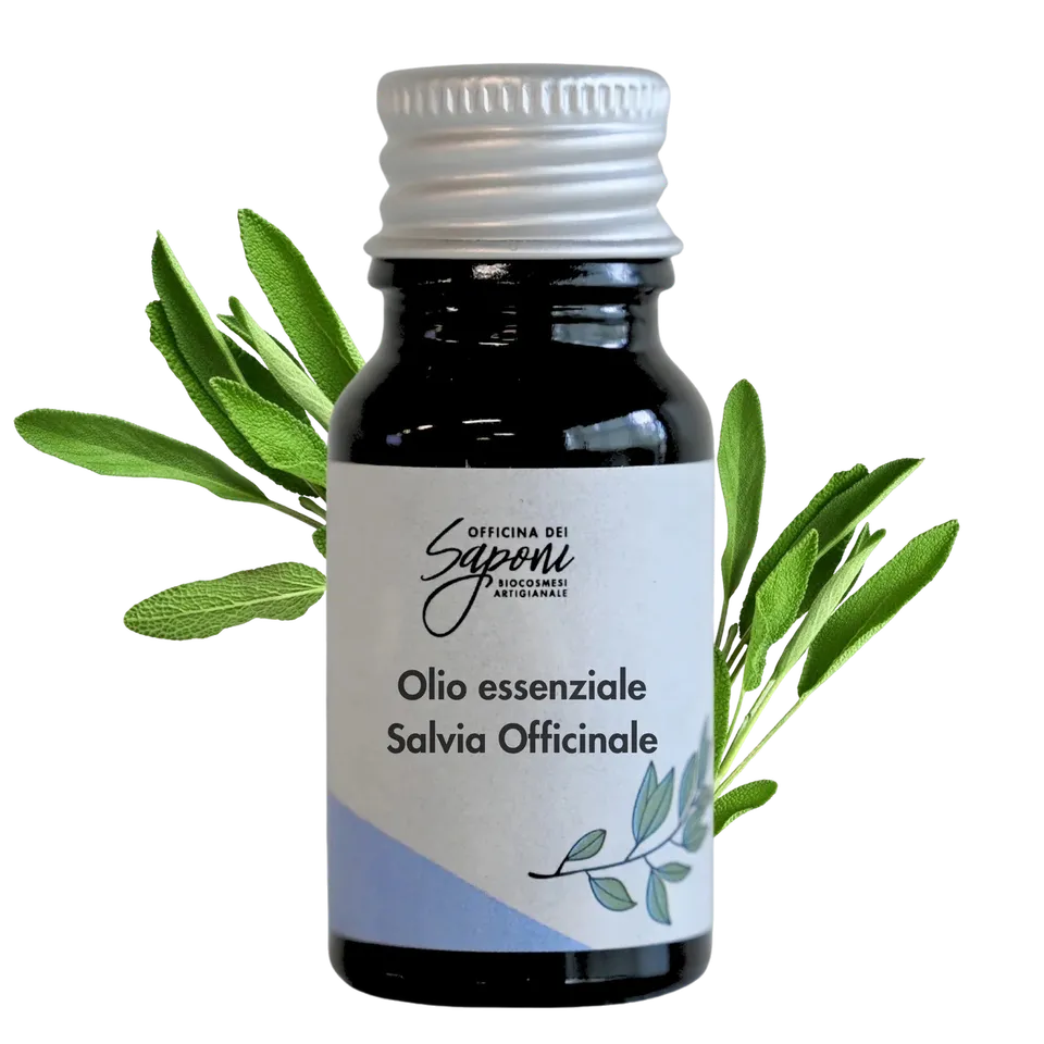 Officina dei Saponi Salvia Officinale olio essenziale 10 ml balsamico