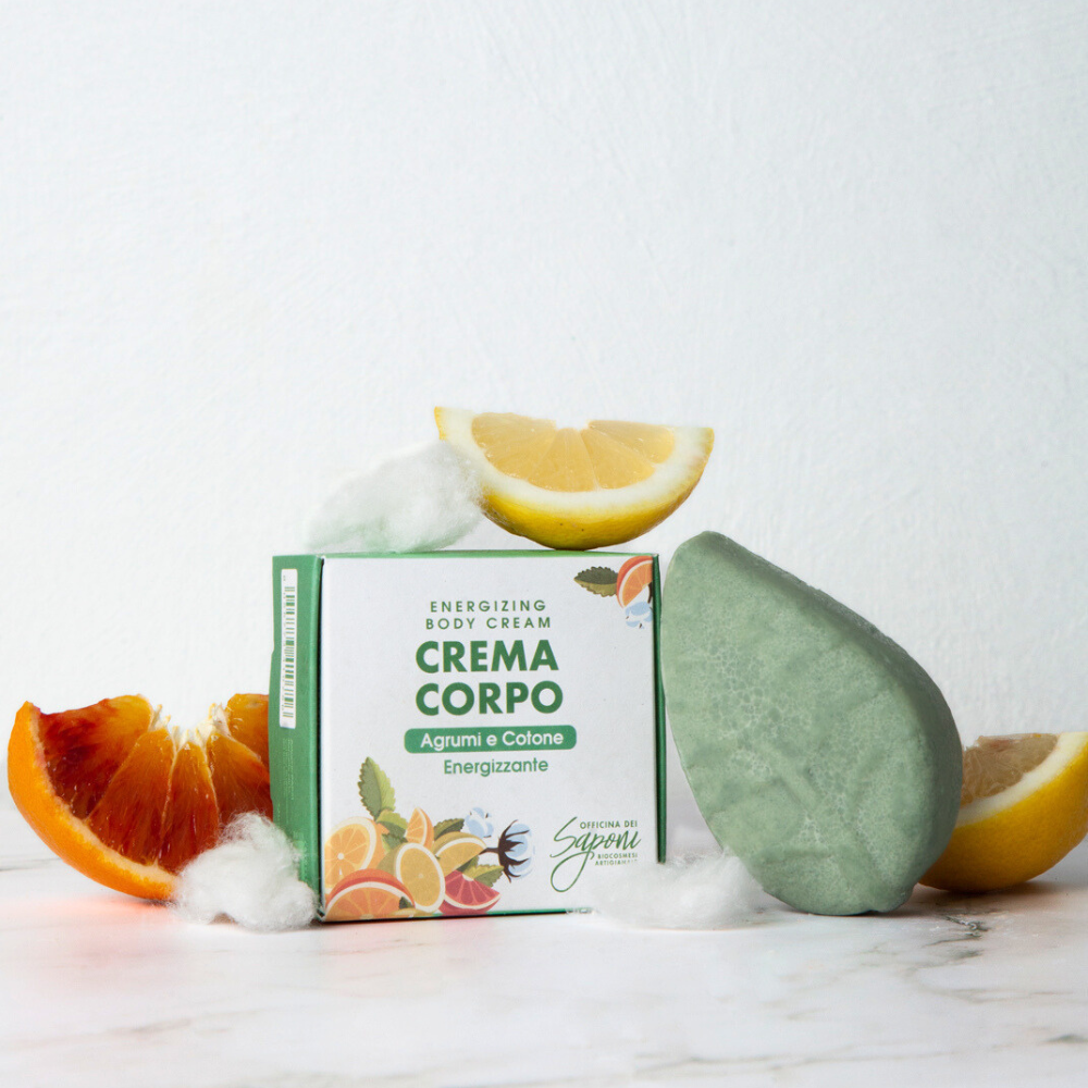 Officina dei Saponi Agrumi e Cotone Crema Corpo Solida Nutriente