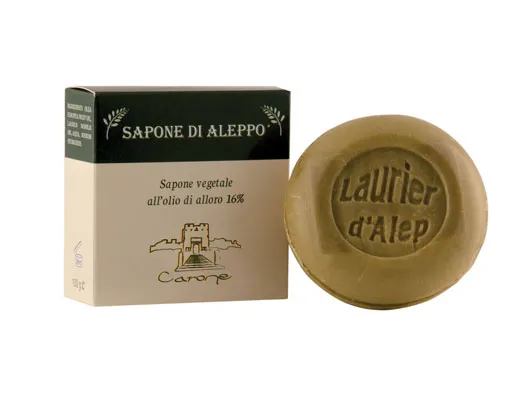 Noire di Hammam Aleppo 16% saponetta 100 g alloro