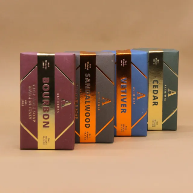 Alchimia Soap Square For Man saponetta 300 g profumo maschile