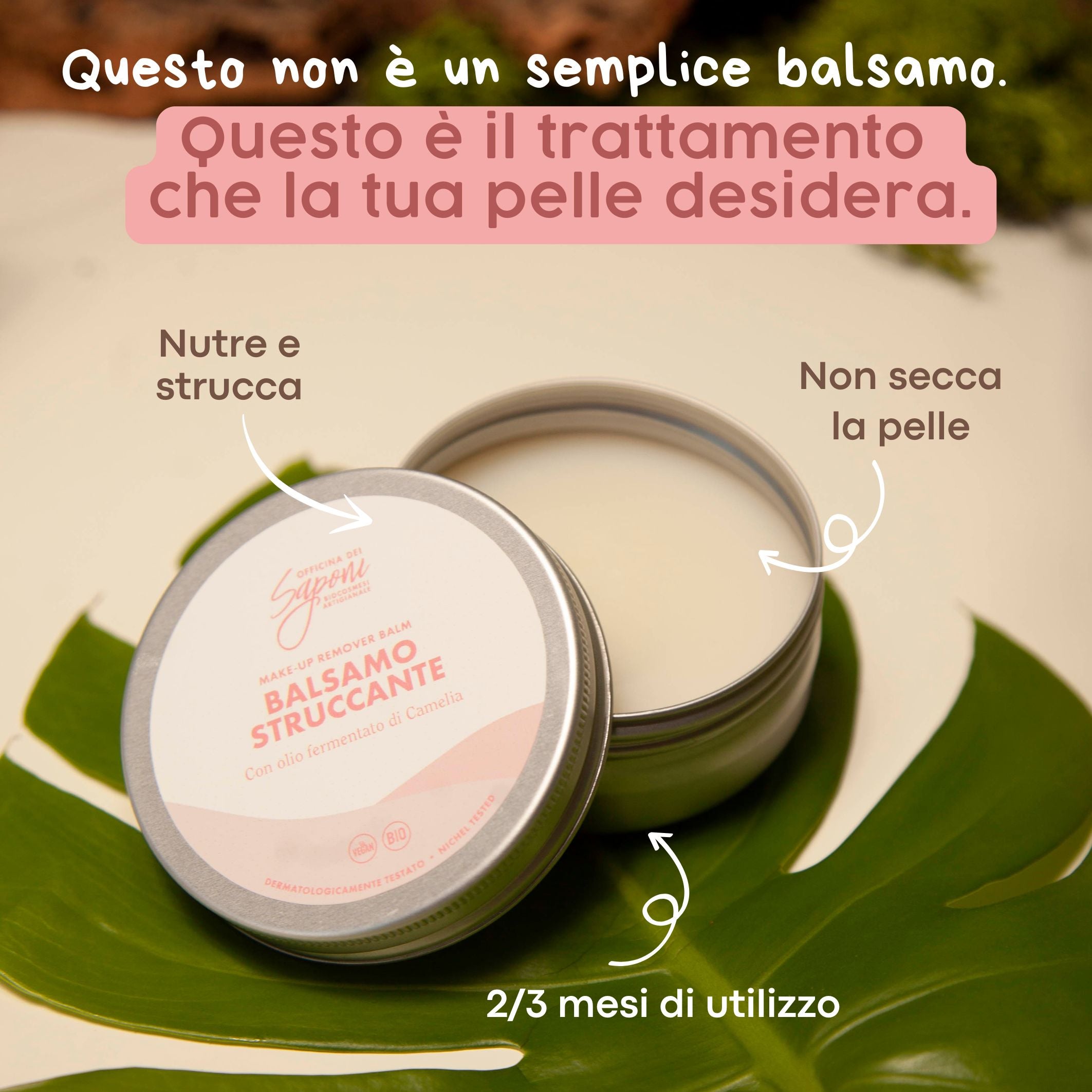 Officina dei Saponi Balsamo Struccante Solido waterproof