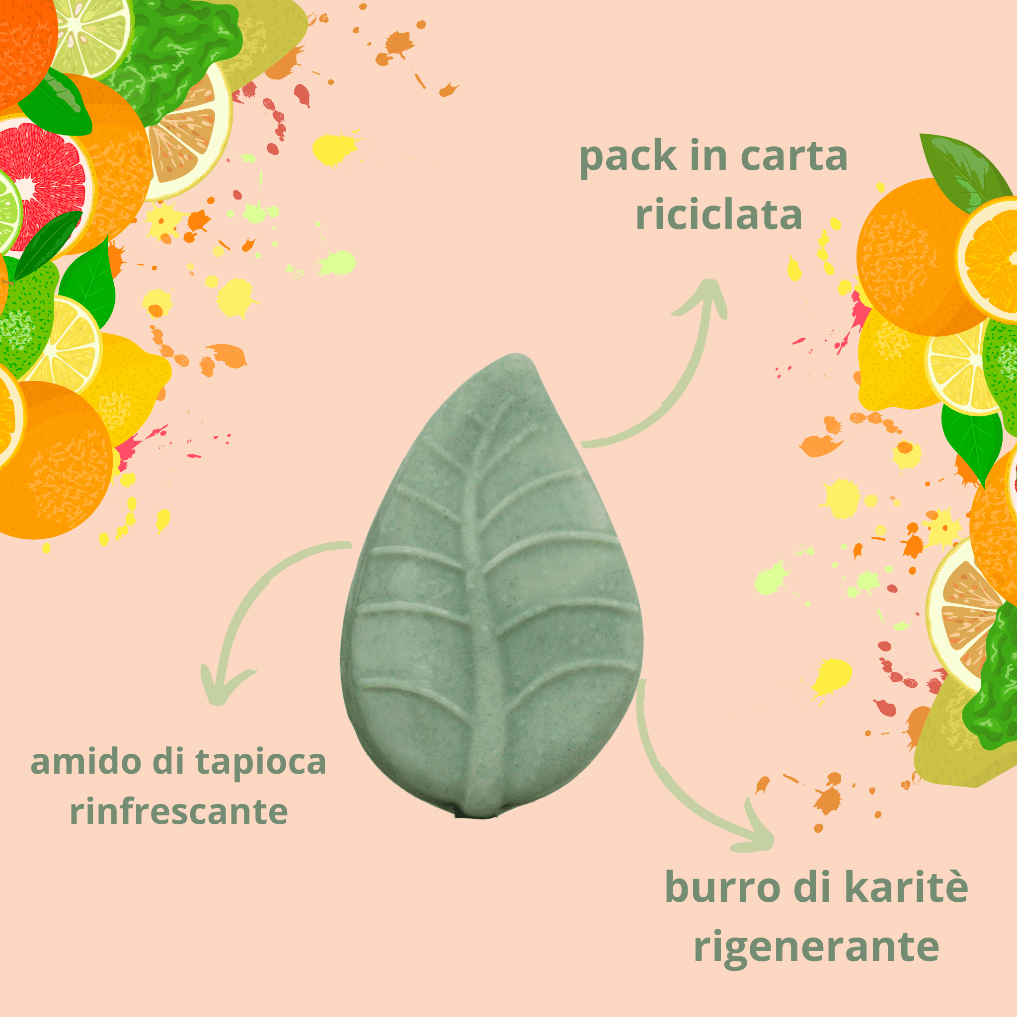 Officina dei Saponi Agrumi e Cotone Crema Corpo Solida Nutriente