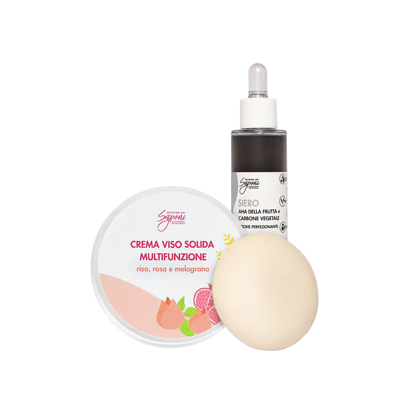 Officina dei Saponi Azione Perfezionante Kit Siero + Crema pori