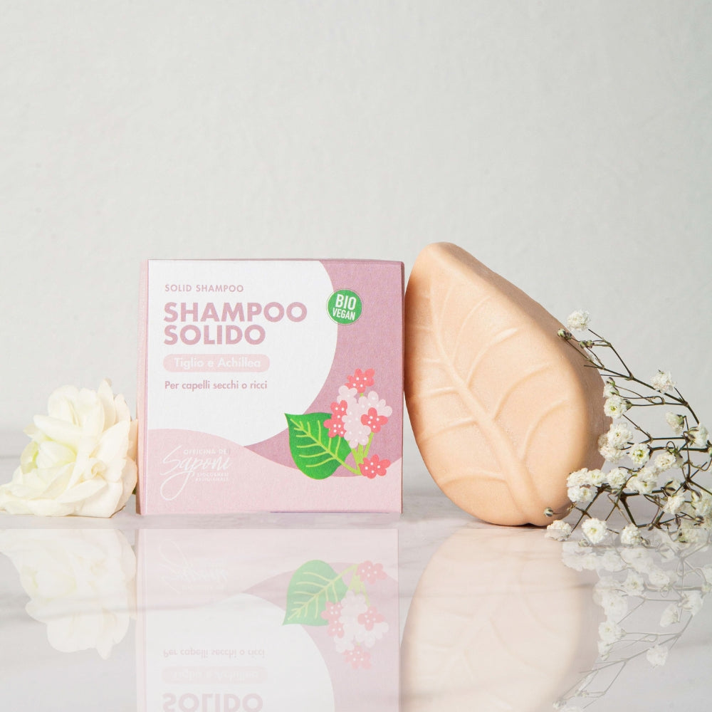 Officina dei Saponi Tiglio e Achillea Shampoo Solido Burri Bio