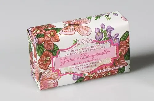 Iteritalia Italian Made Glicine sapone 250 g floreale