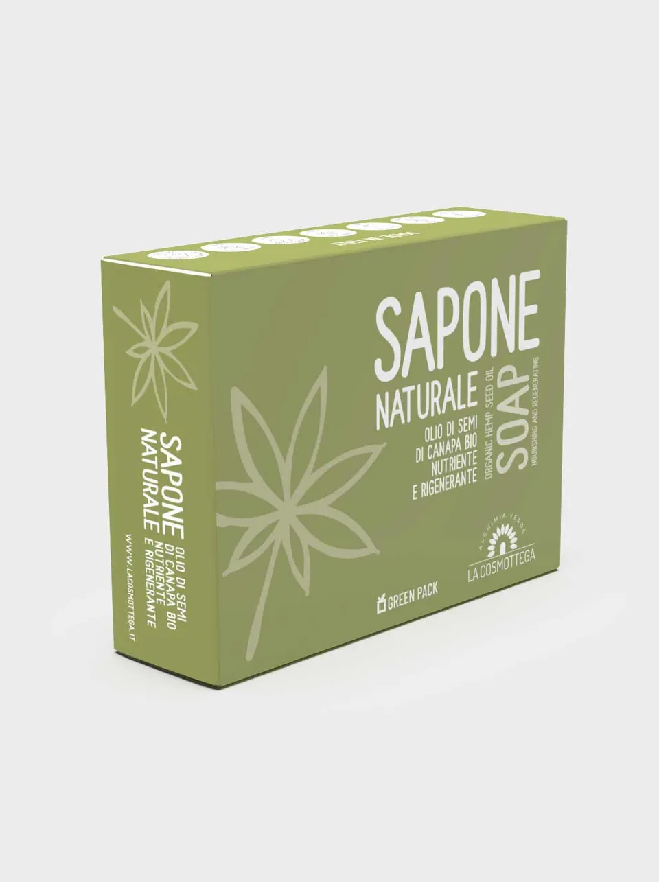 La Cosmottega Canapa Bio saponetta olio di canapa 120g