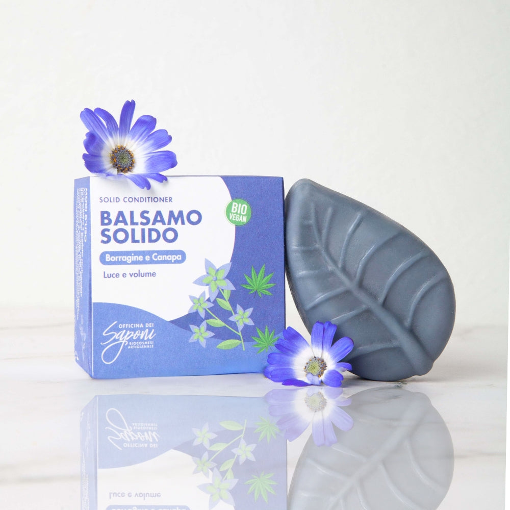 Officina dei Saponi Capelli Balsamo Solido Borragine e Canapa
