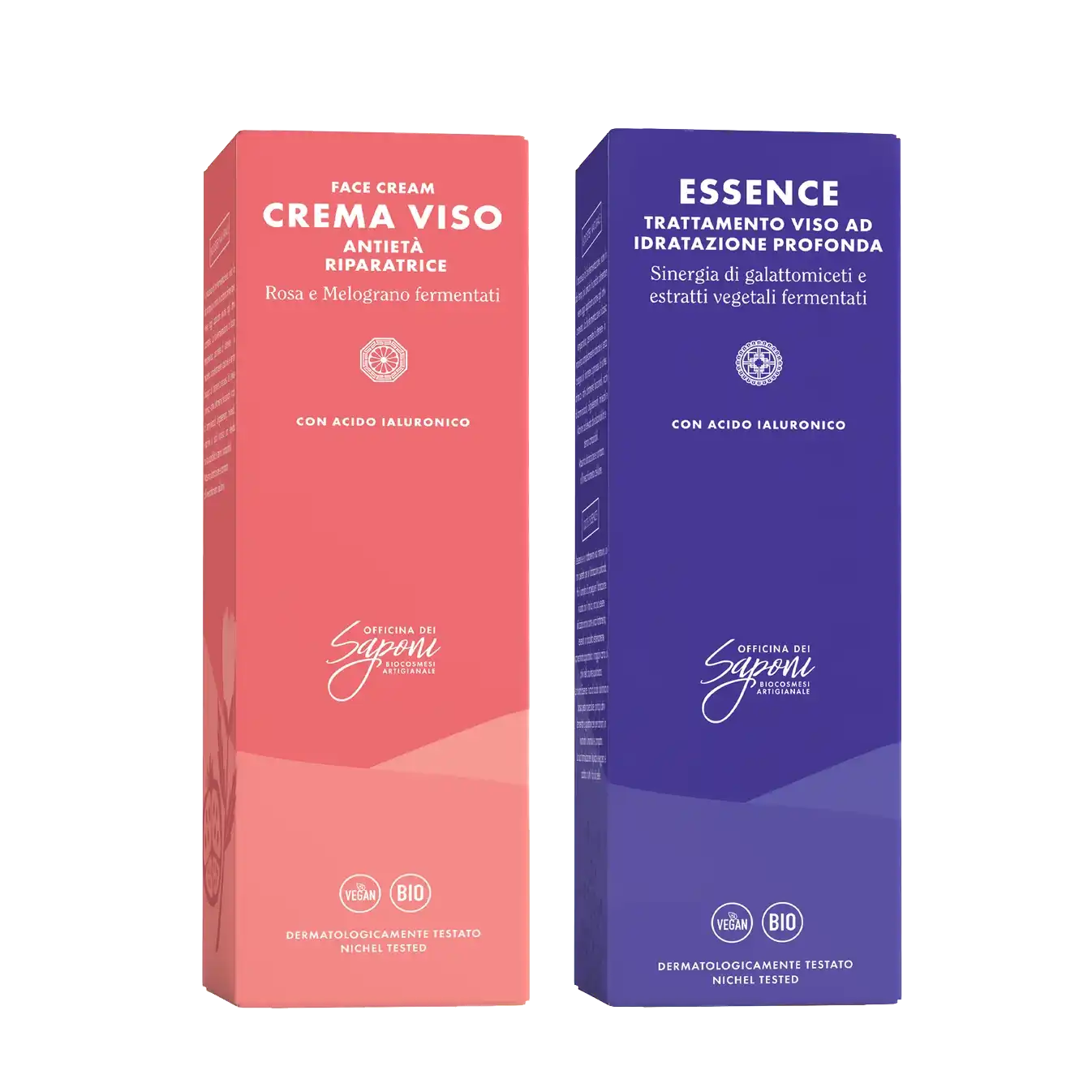 Officina dei Saponi Fermentati Kit Essence e Crema Antietà pelle secca
