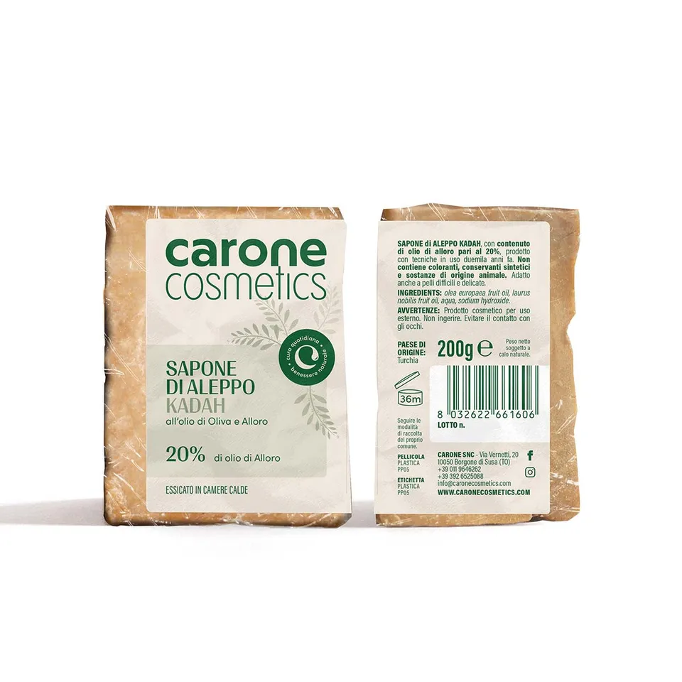 Noire di Hammam Kadah sapone Aleppo 20% 200 g