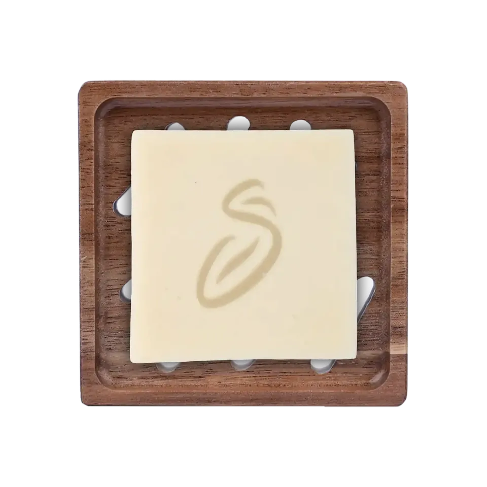 Officina dei Saponi Confezione Poggia Sapone Legno + Sapone Arancia