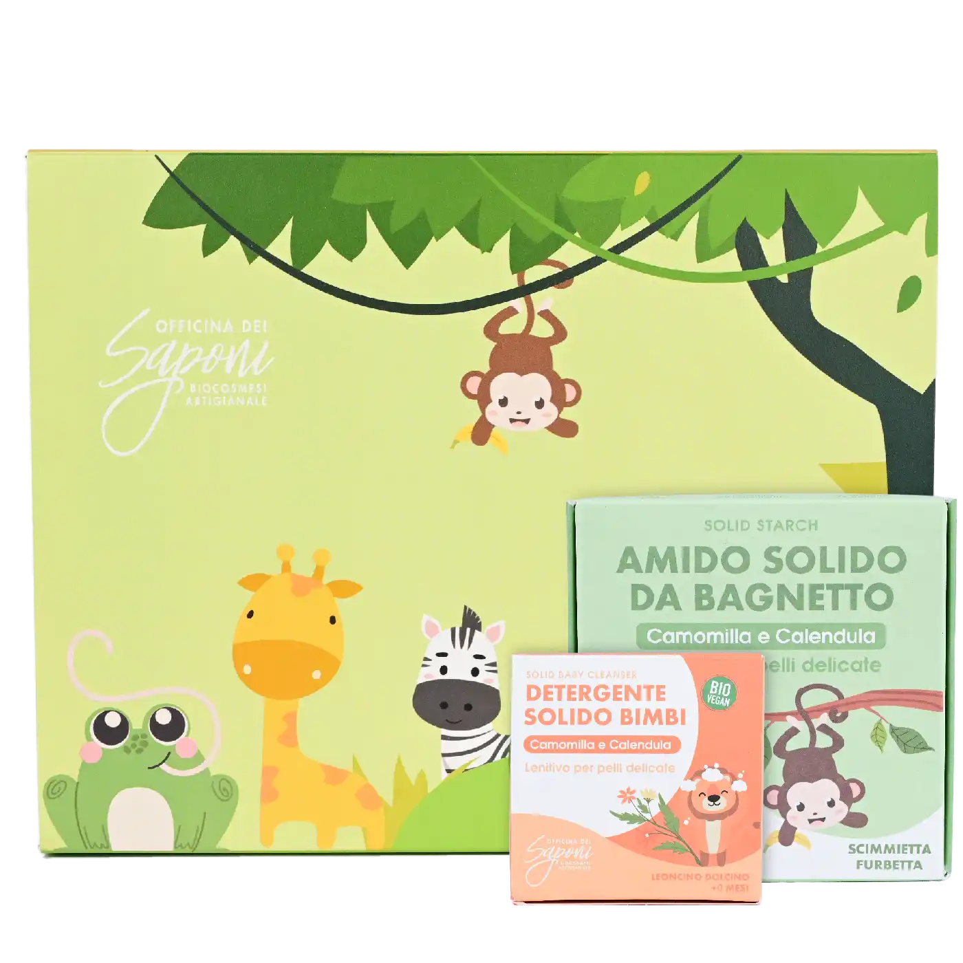 Officina dei Saponi Box Piccole Coccole bimbi camomilla