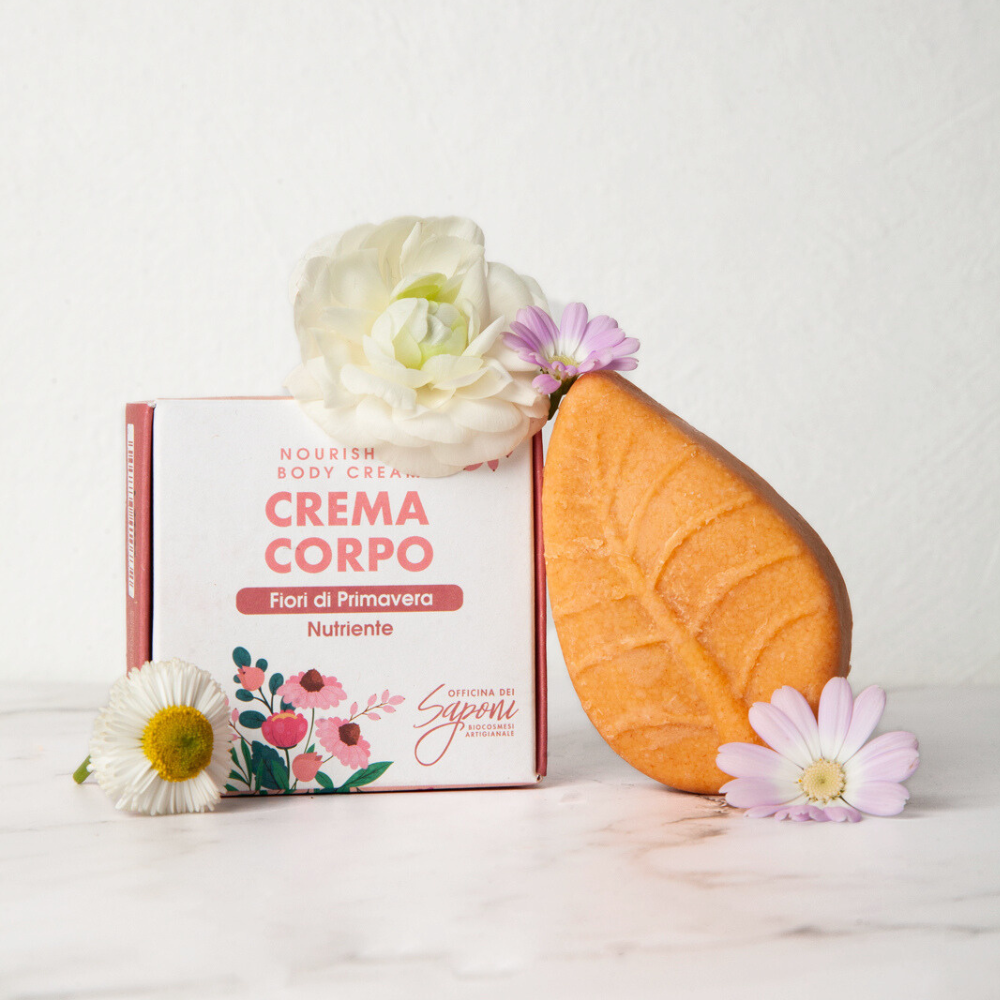 Officina dei Saponi Fiori di Primavera Crema Corpo Solida Karité