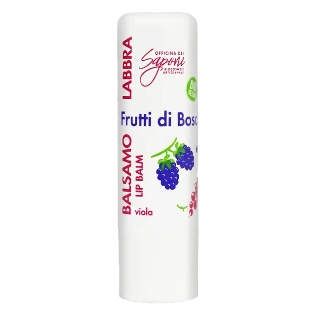 Officina dei Saponi Frutti di Bosco Balsamo Labbra idratante