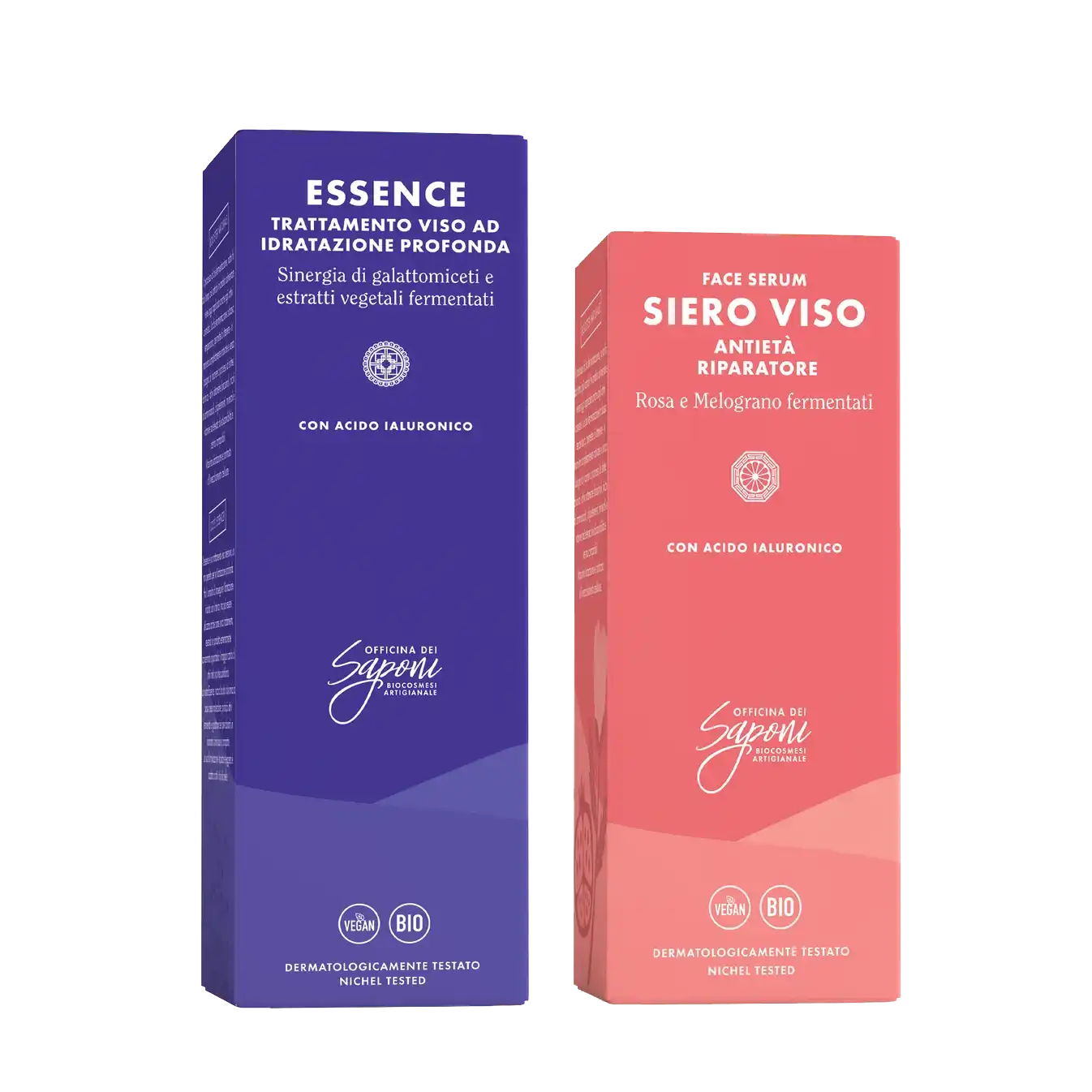 Officina dei Saponi Viso ai Fermentati Kit Essence e Siero Antietà