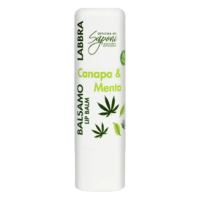 Officina dei Saponi Balsamo Labbra Canapa e Menta neutro
