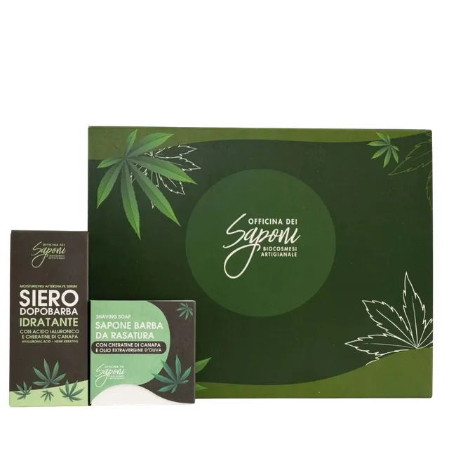 Officina dei Saponi Box Rasatura kit sapone siero uomo