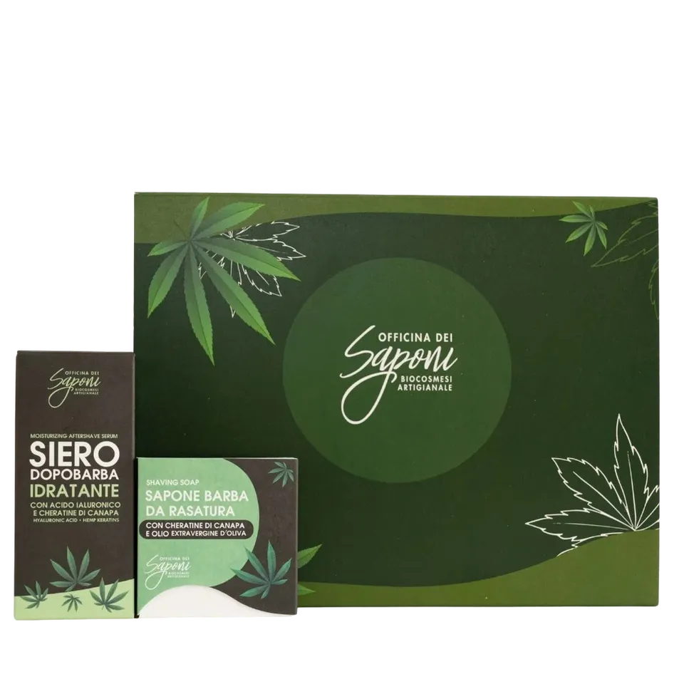 Officina dei Saponi Box Rasatura kit sapone siero uomo
