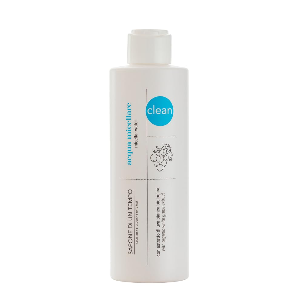 Sapone di un Tempo Acqua Micellare Viso e Occhi Uva Bianca