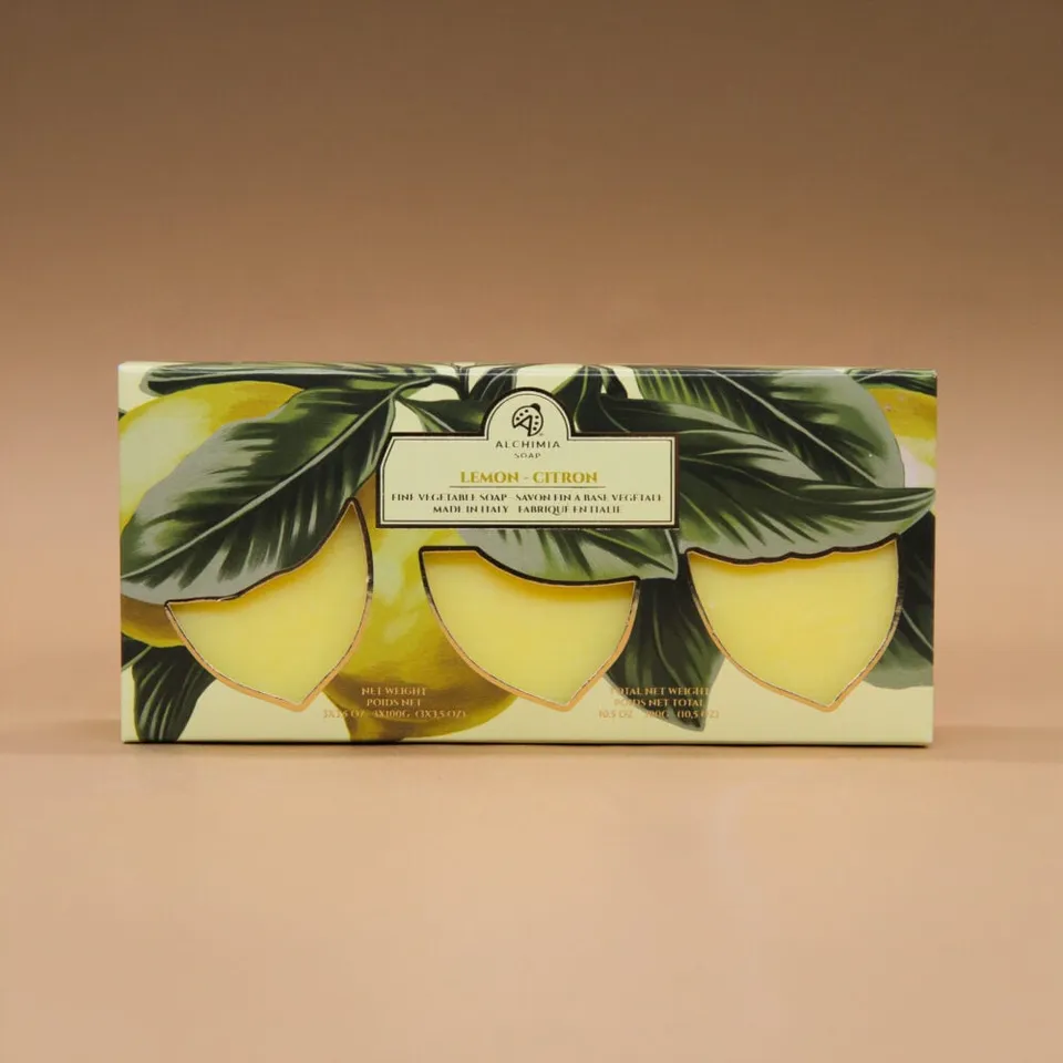 Alchimia Limoncini saponette solide 3x100 g vegetali