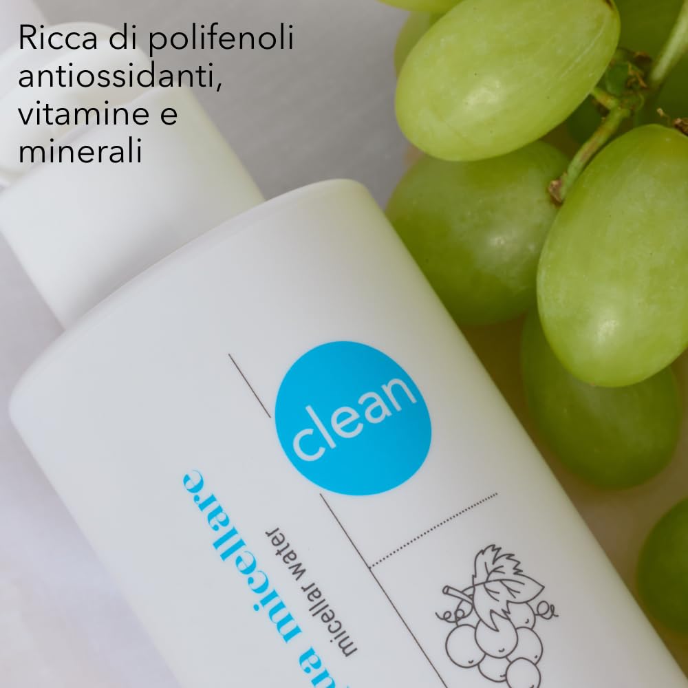 Sapone di un Tempo Acqua Micellare Viso e Occhi Uva Bianca