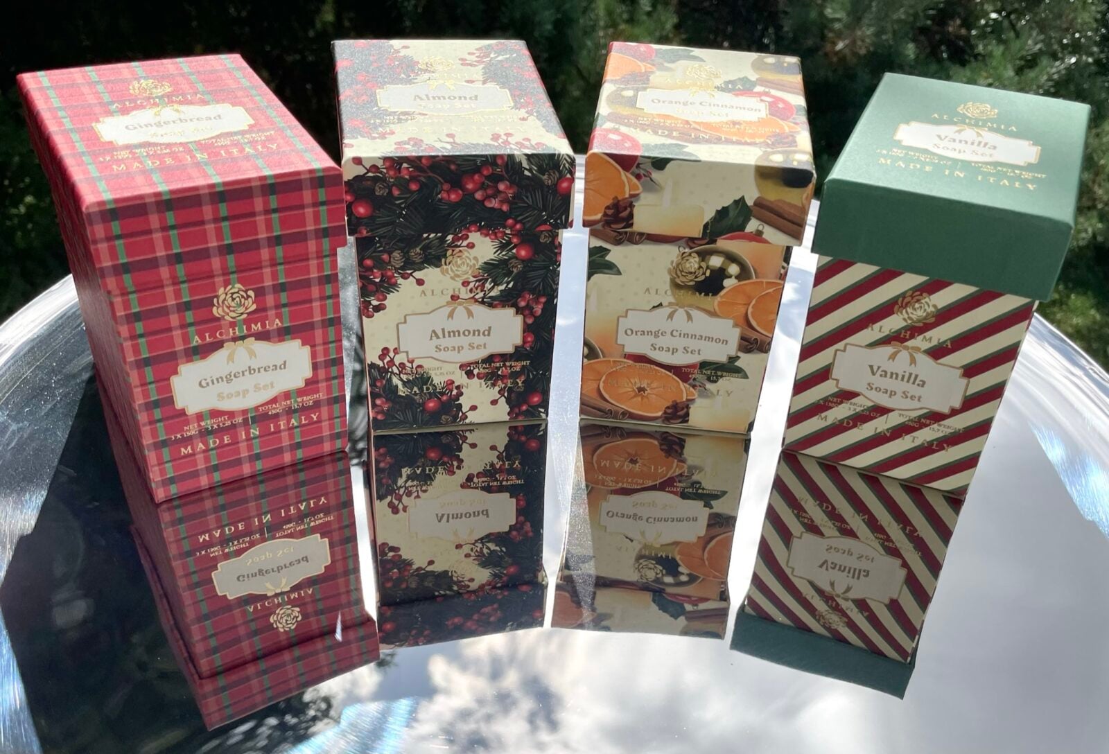 Alchimia Soap Set Natalizio sapone rettangolare 3x150g