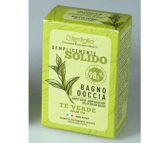 Iteritalia Iterbe Bagnodoccia solido Tè Verde 85g fresco
