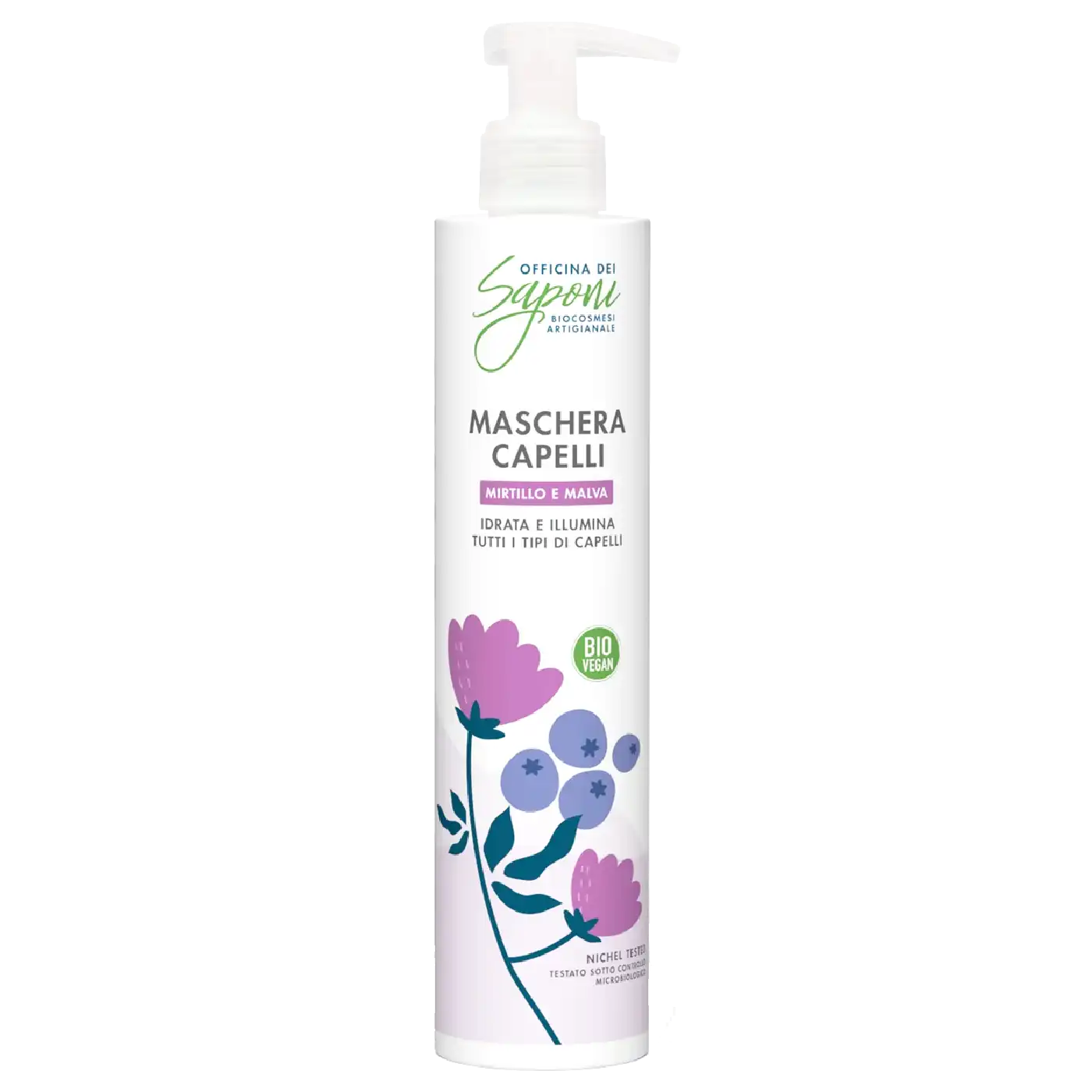 Officina dei Saponi Mirtillo e Malva Maschera Capelli