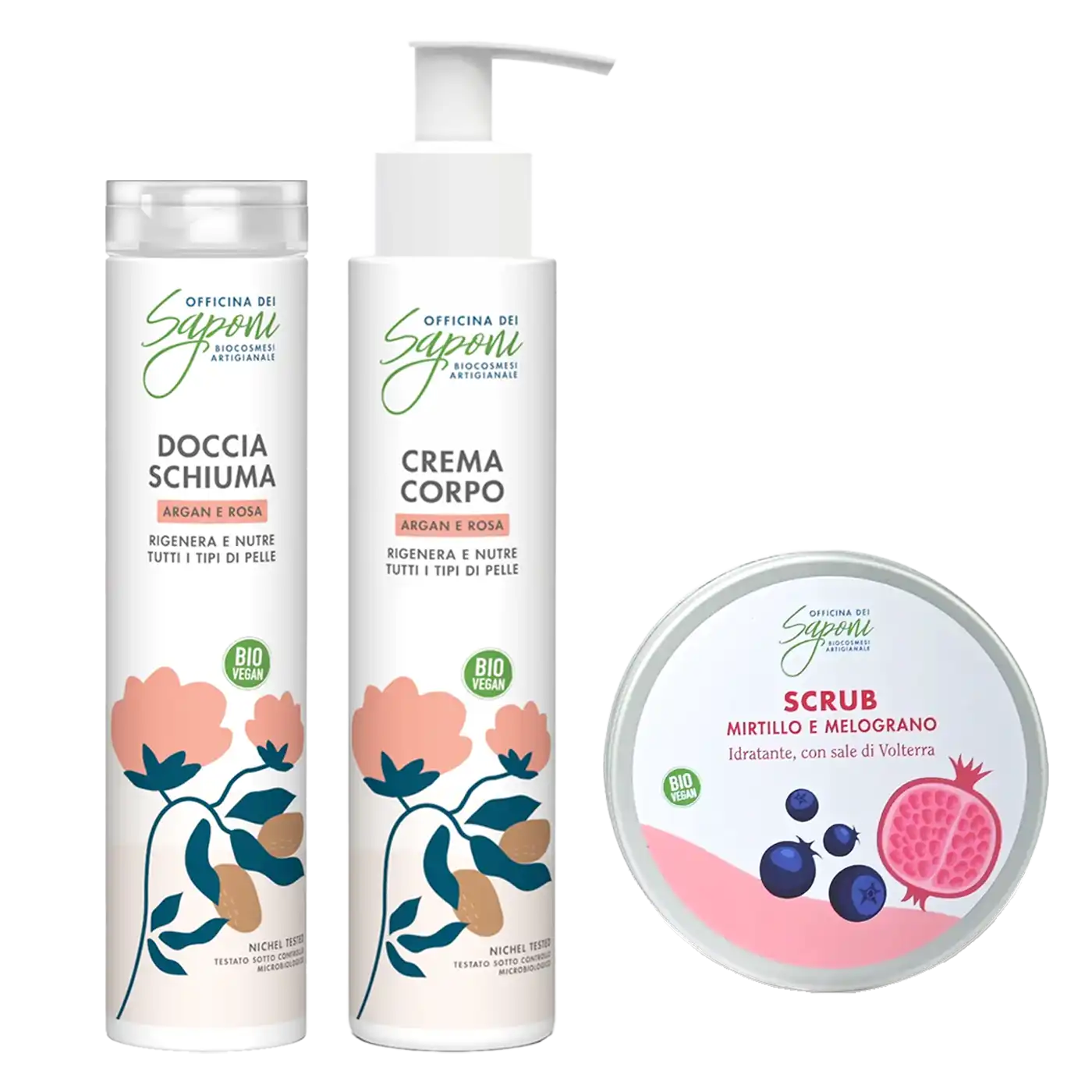 Officina dei Saponi Routine Corpo Pelle Secca Argan Kit 3pz