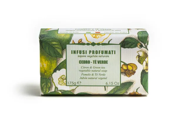 Iteritalia Infusi di Tè 952 Sapone Cedro Tè Verde 175g