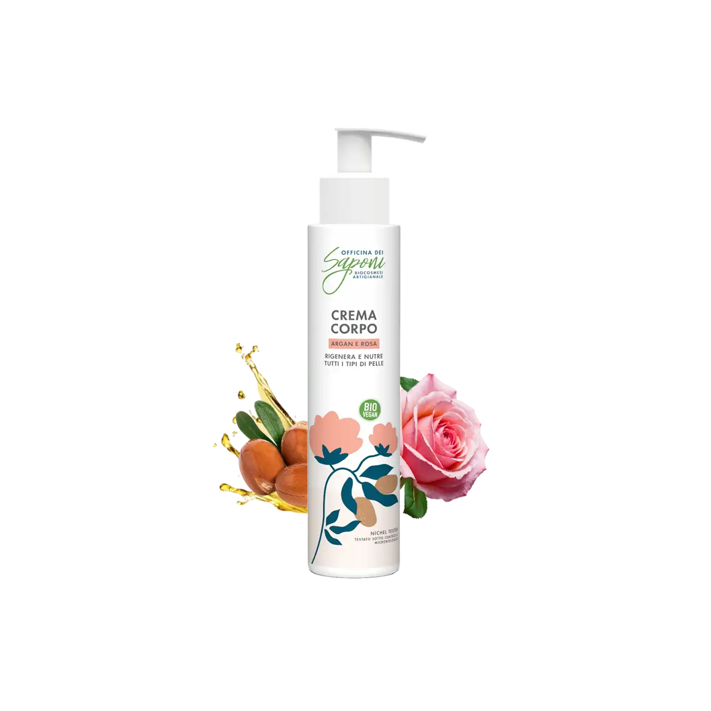 Officina dei Saponi Argan e Rosa crema corpo argan pelle secca