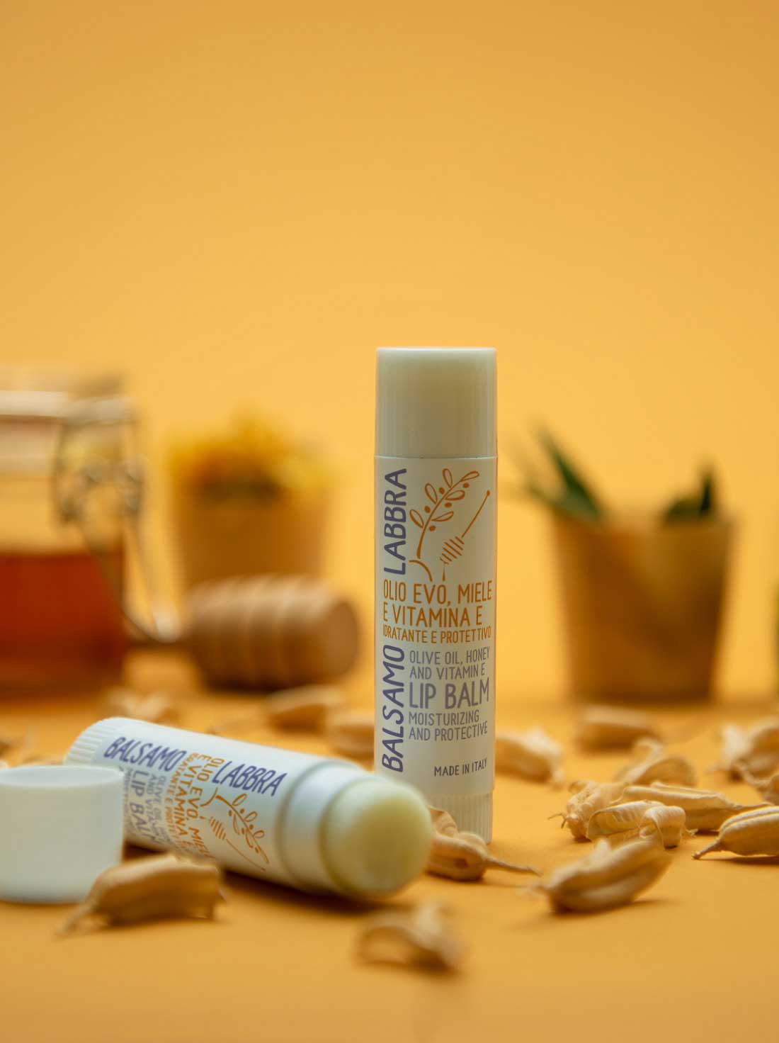 La Cosmottega Balsamo Labbra Olio Evo Miele 5 ml protettivo