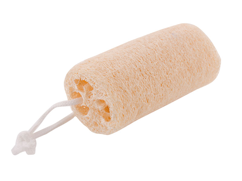 Noire di Hammam spugna vegetale loofa sagomata 10 cm