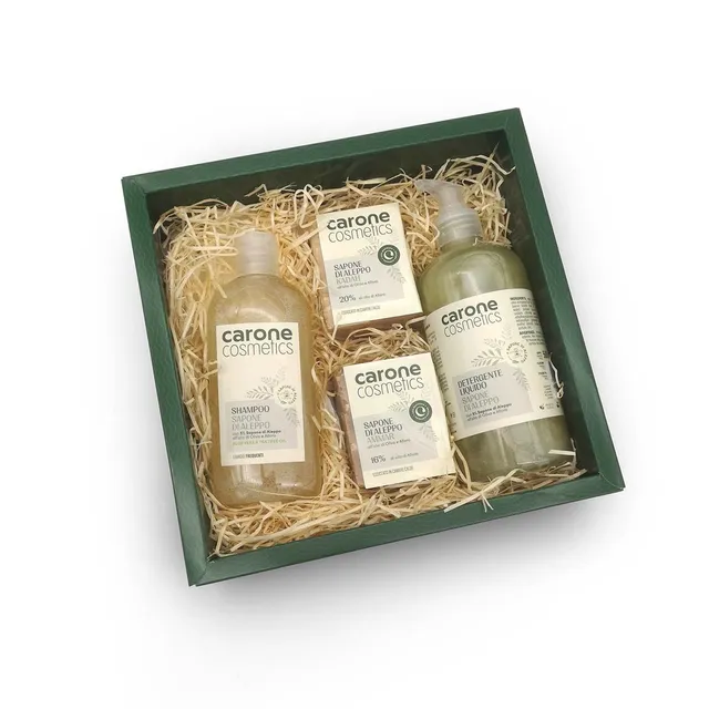 Noire di Hammam Igiene Benessere set sapone Aleppo 500+250 ml