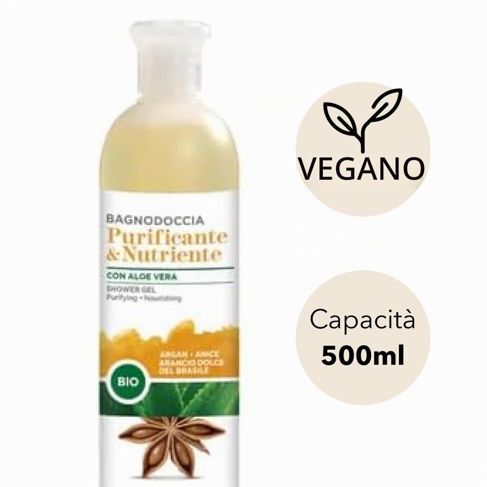 Sapone di un Tempo Docciaschiuma Purificante 500ml nutriente