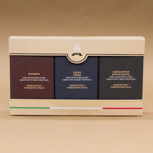 Alchimia Soap Uomo Man astuccio sapone solido 3x150g vegetale