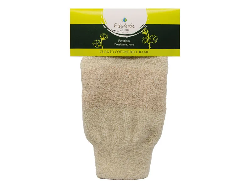 Noire di Hammam Filiderba guanto cotone rame