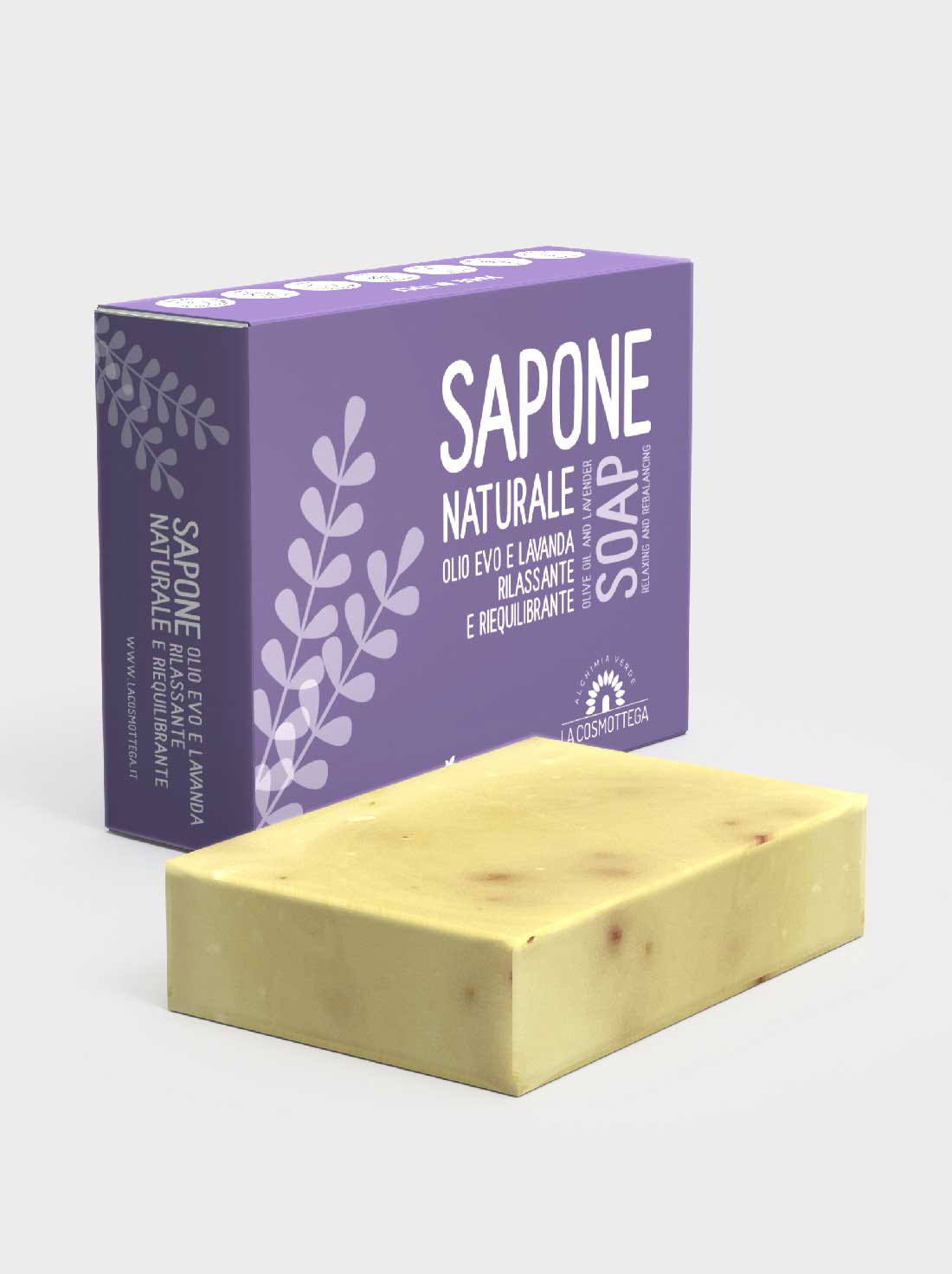 La Cosmottega Sapone Olio Evo e Lavanda 120 g