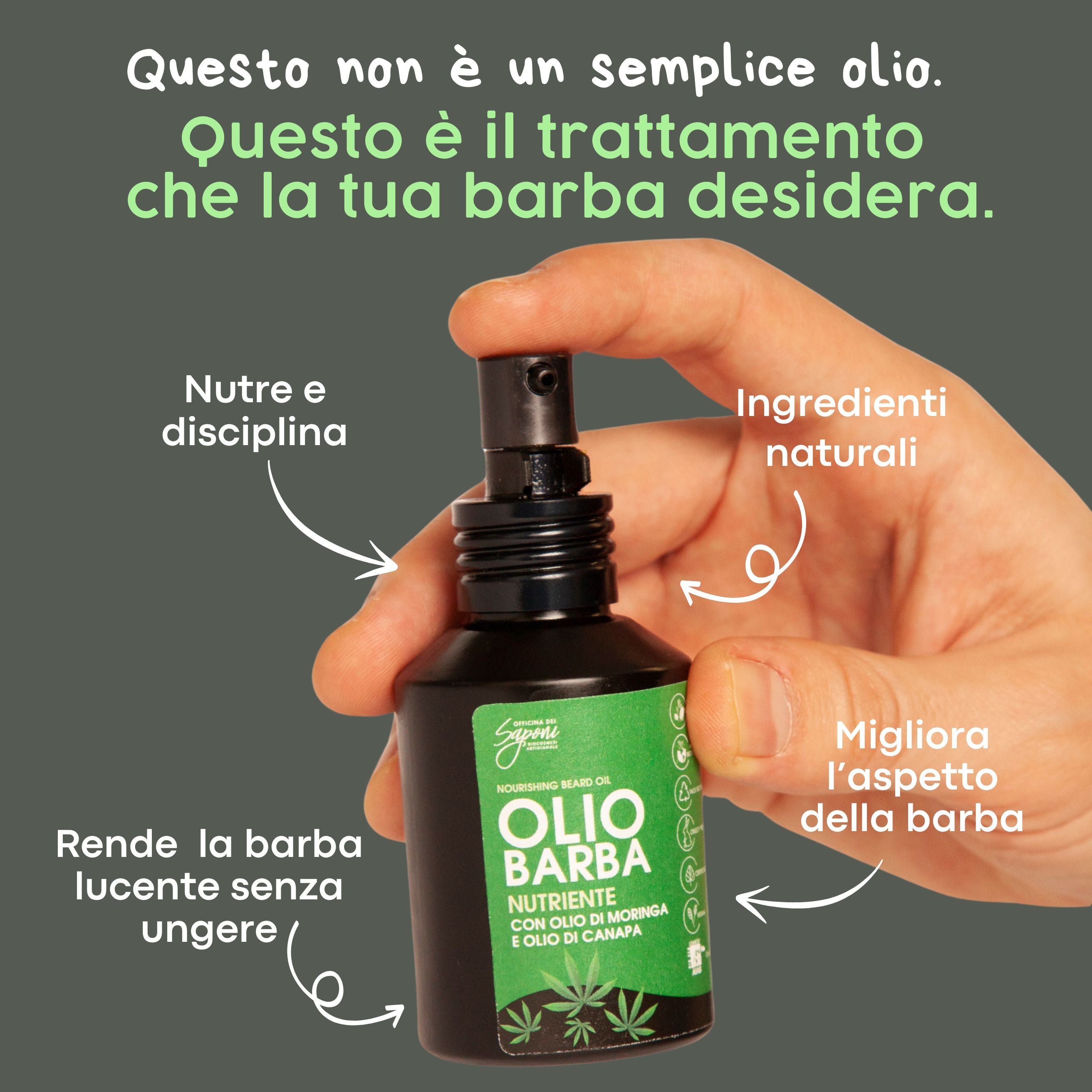 Officina dei Saponi Box Olio e Shampoo Barba regalo uomo