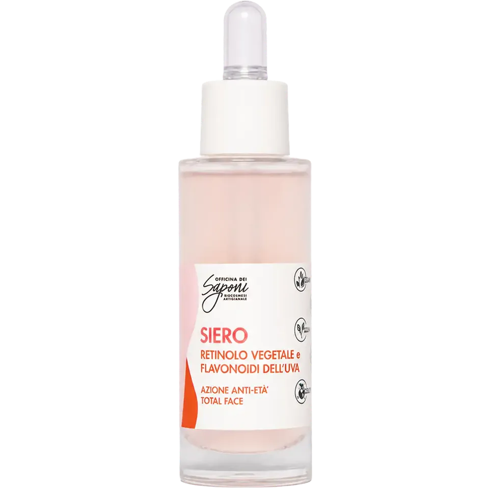 Officina dei Saponi Rosa siero viso anti-età retinolo uva