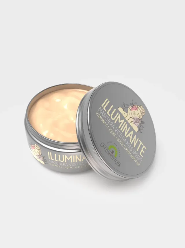 La Cosmottega maschera viso illuminante vitamina C 100 ml incarnato uniforme