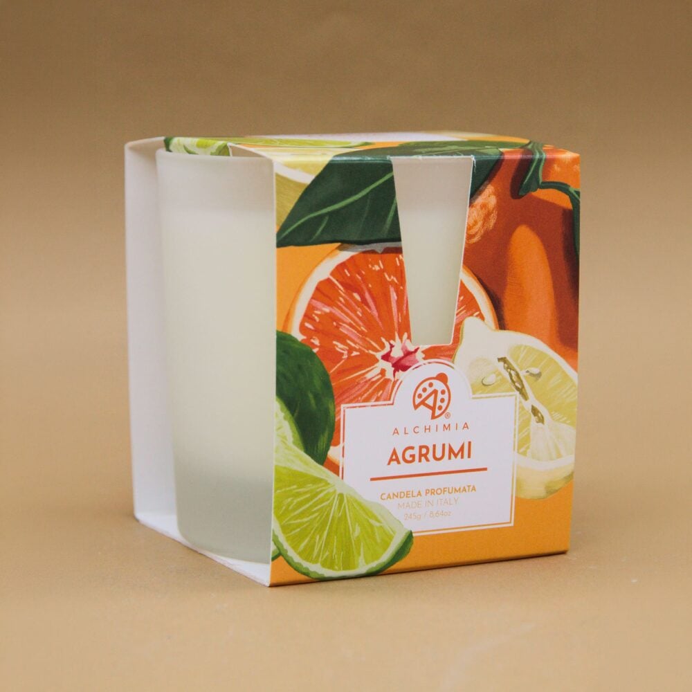 Alchimia Casa candela profumata agrumi 245 g vetro