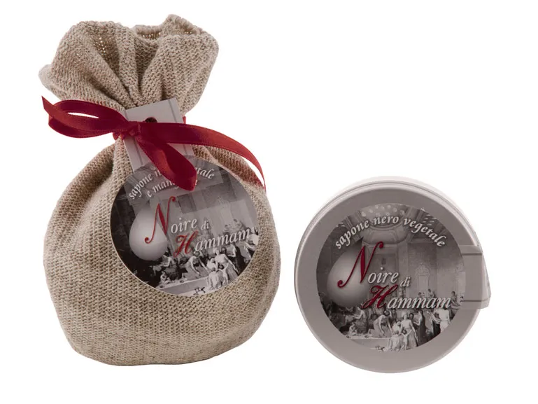 Noire di Hammam sapone in sacchetto confezione regalo