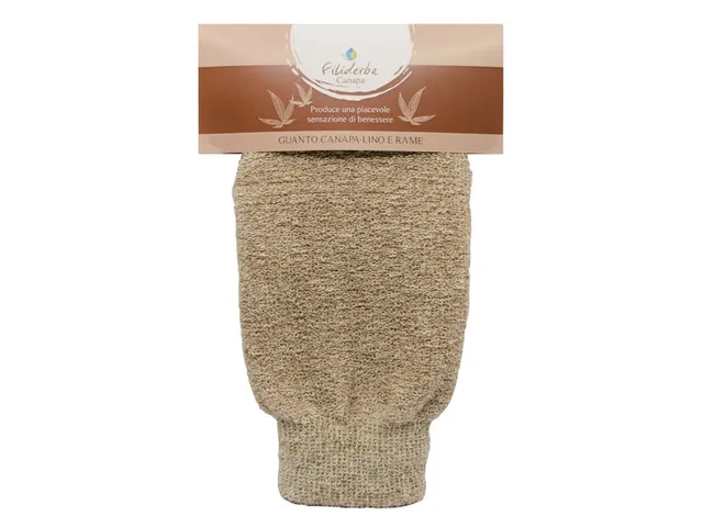 Noire di Hammam Filiderba guanto canapa e rame esfoliante