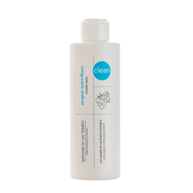Sapone di un Tempo Acqua Micellare Viso e Occhi Uva Bianca