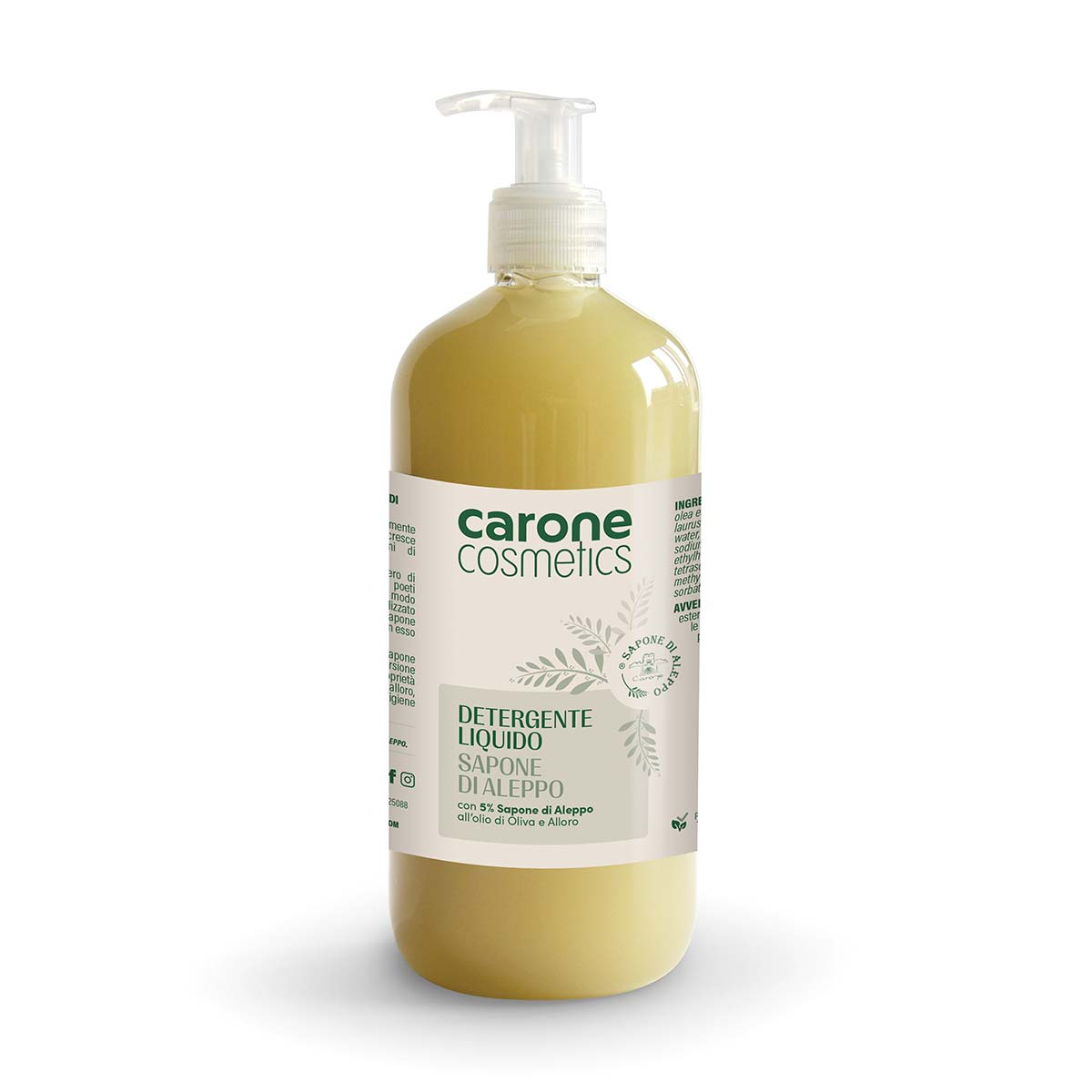 Noire di Hammam Sapone di Aleppo detergente liquido 500 ml